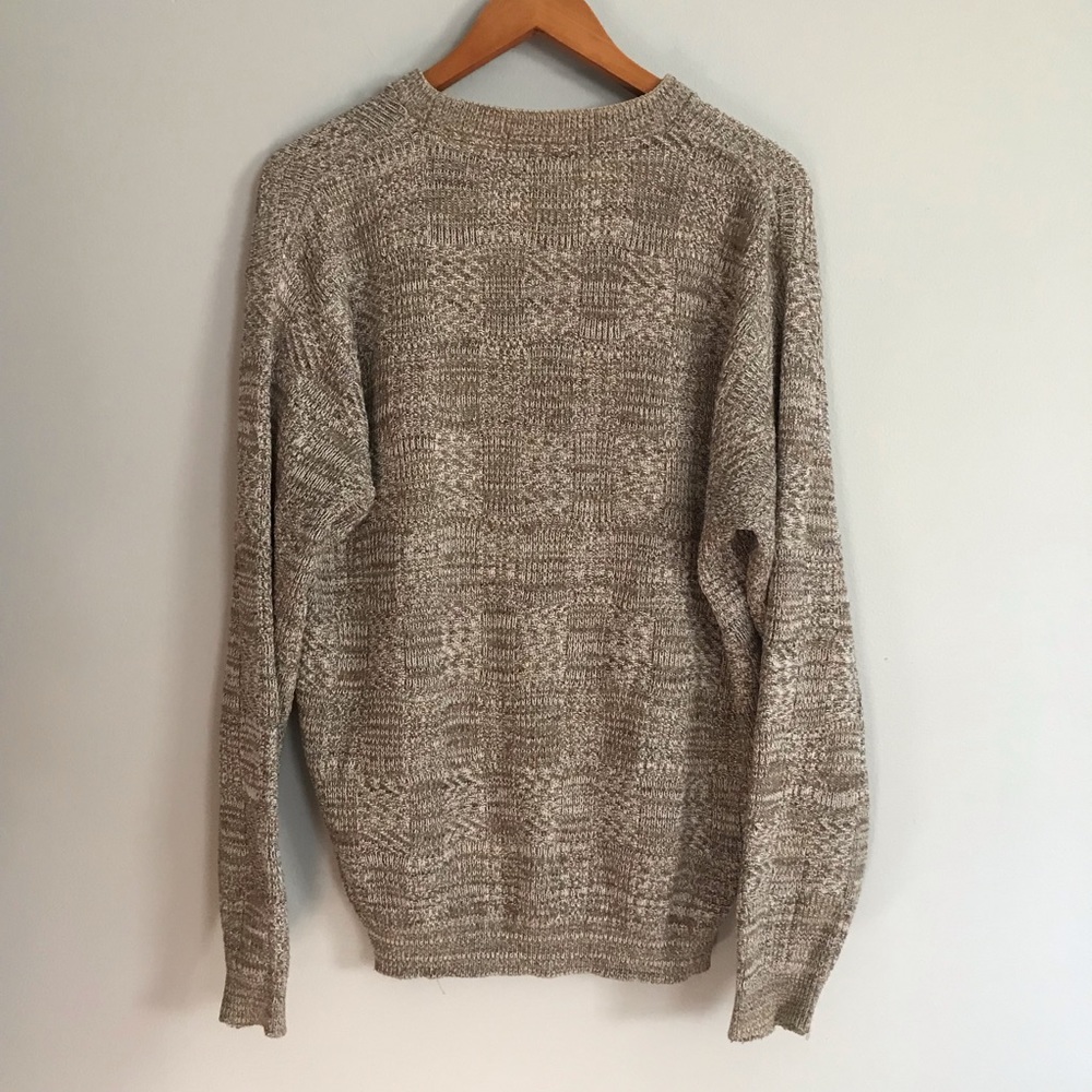 Oscar de la Renta Men’s Thick Knit Sweater - Picture 2 of 3